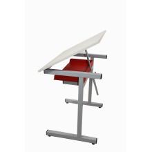 CAVALETE DE DESENHO "T" COM PRANCHETA REGUL&Aacute;VEL